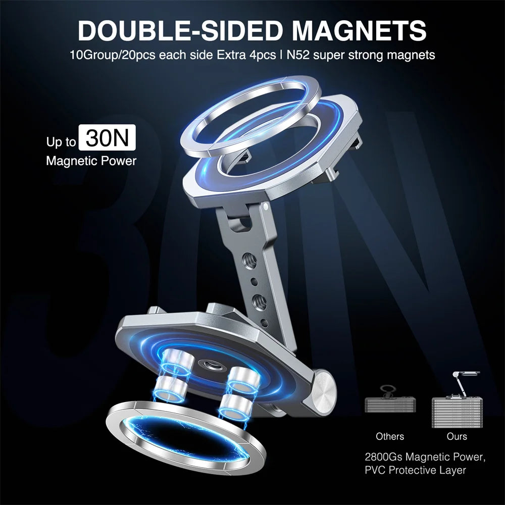 Emely MagMount™ holding smartphone securely on gym machine