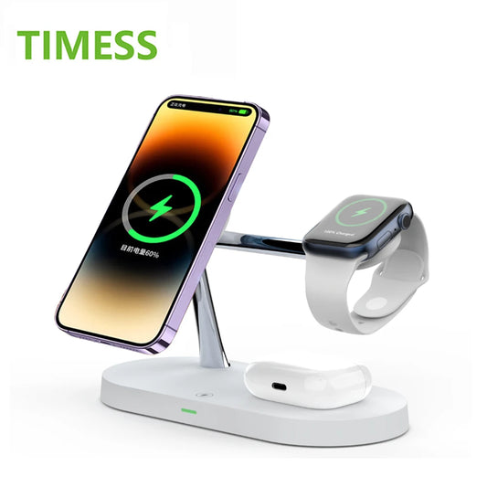 THE Emely HOME™ 3 in 1 Wireless Charger Stand Magnetic For iPhone