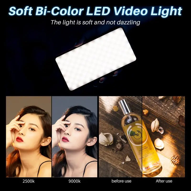 Adjustable color temperature demo of Emely GlowLite™ 200 with 2500K to 9000K range