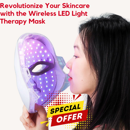 Wireless Facial Neck LED Beauty Machine Skin Tightening Face Care Spa Device Foreverlily