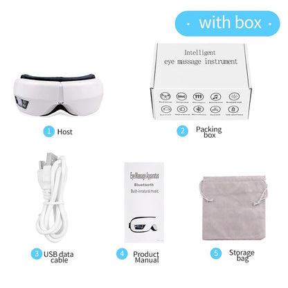 THE Emely HOME™ 🔥 Heated Eye Massager – Smart Airbag Vibration Eye Care Instrument with Bluetooth Music 🎶