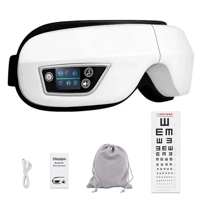 THE Emely HOME™ 🔥 Heated Eye Massager – Smart Airbag Vibration Eye Care Instrument with Bluetooth Music 🎶