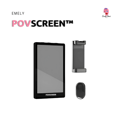Emely POVScreen™ PH01 Max — Wired Rear‑Camera Vlog Monitor